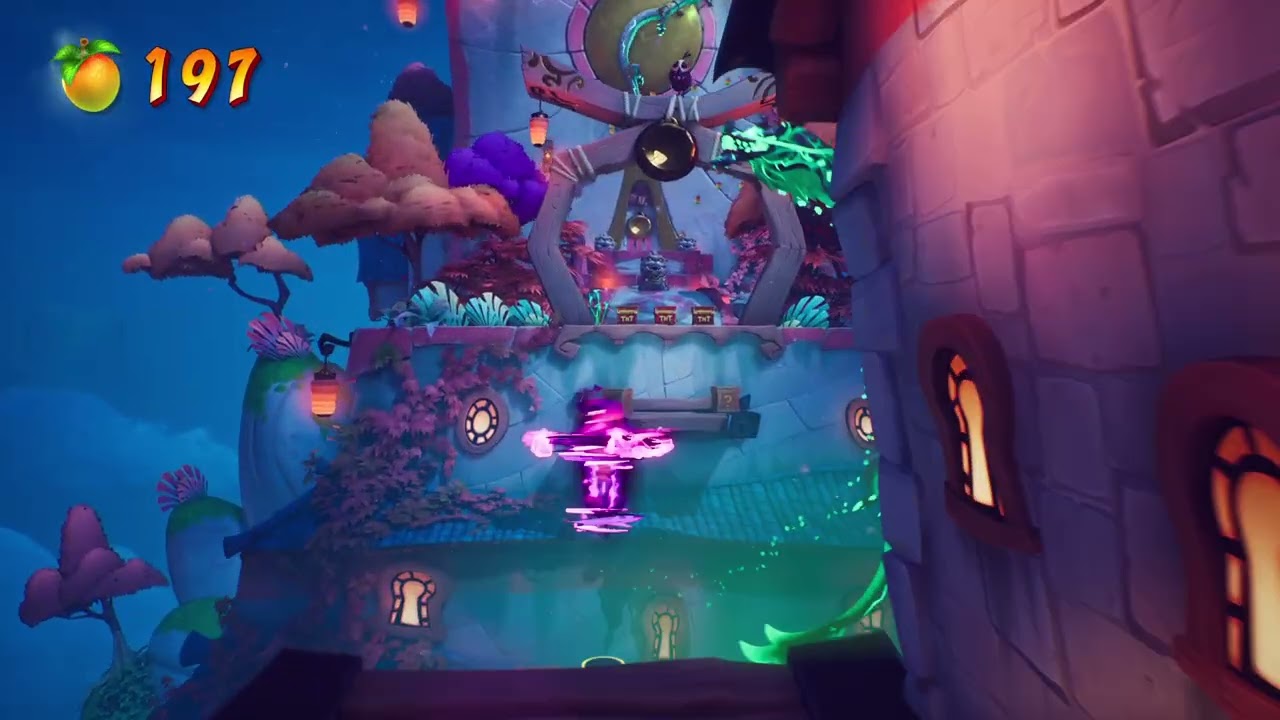 Crash Bandicoot 4: It's About Time!! CONSIGUIENDO LA GEMA AZUL EN EL NIVEL "ALARGANDO"*