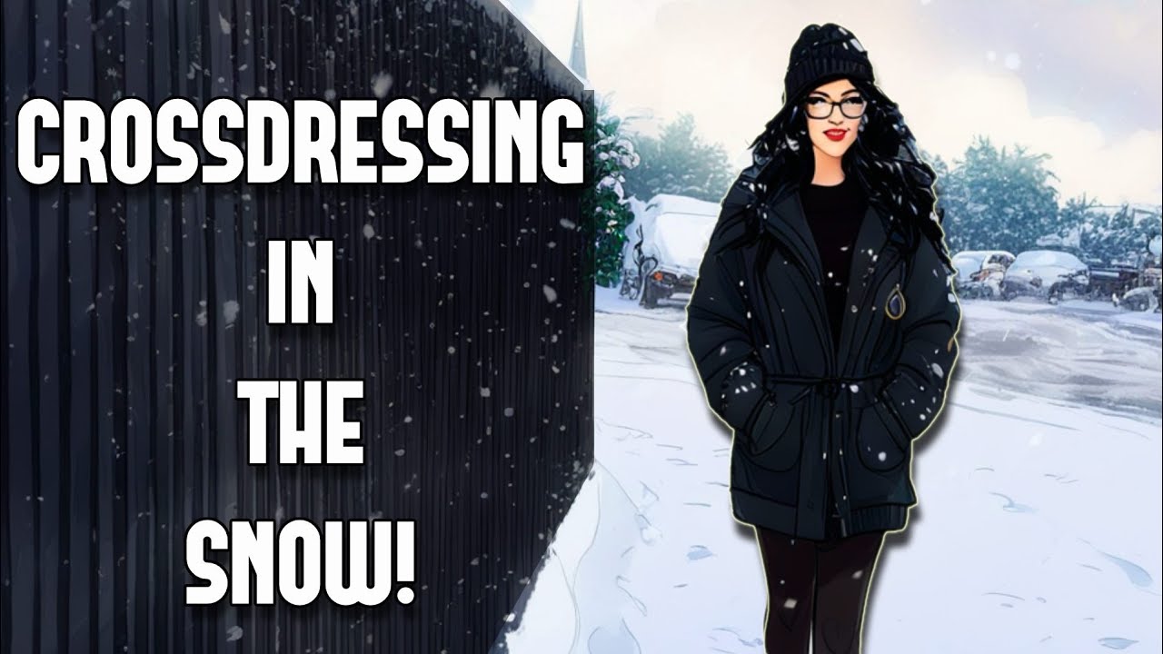 Crossdresser Walking Outside In The Snow ❄️