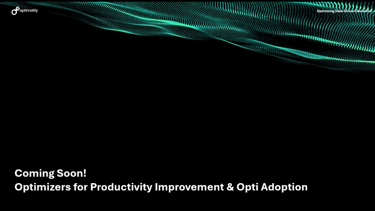 Optimality Optimizers - as of 10-March-2026