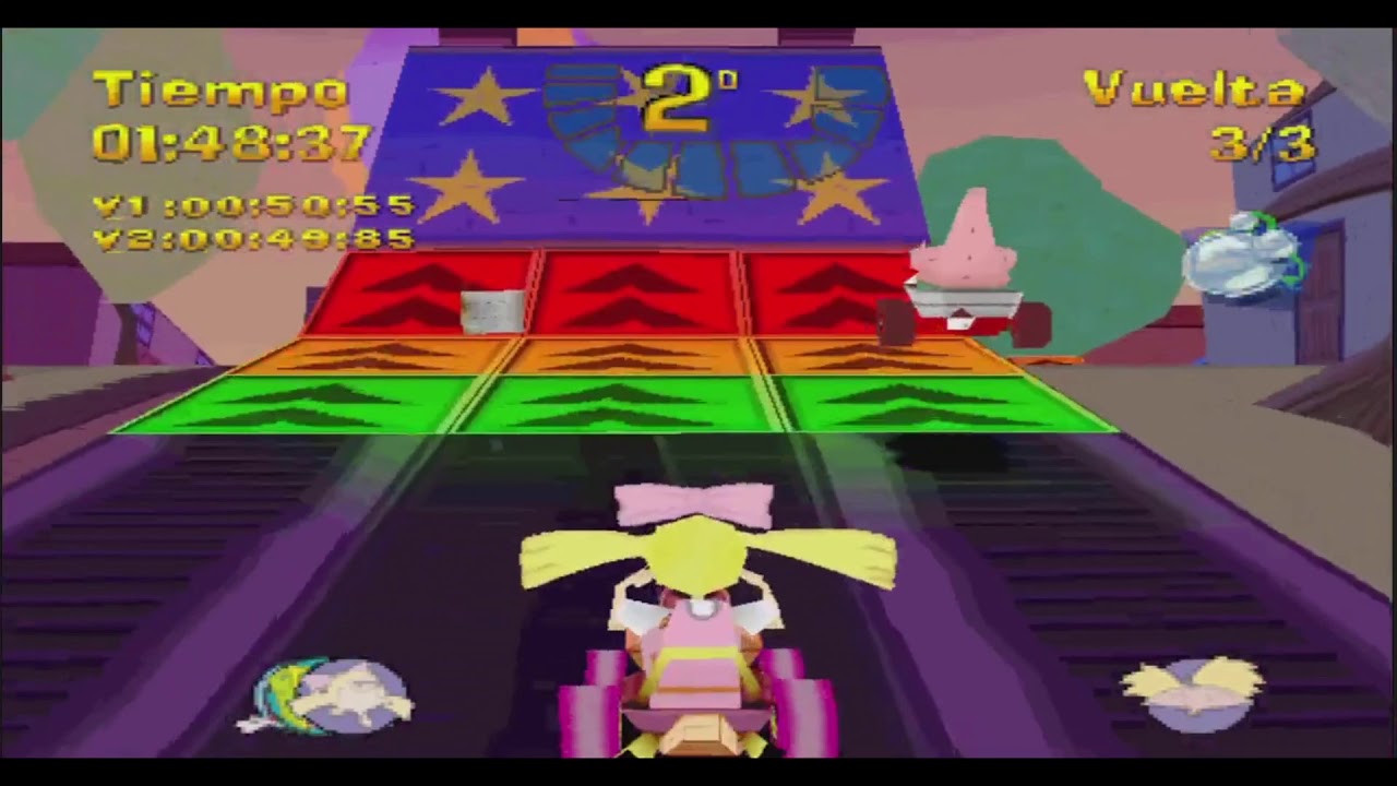 Nicktoons Racing ESPAÑOL(Torneo 3-Dificil-Helga)