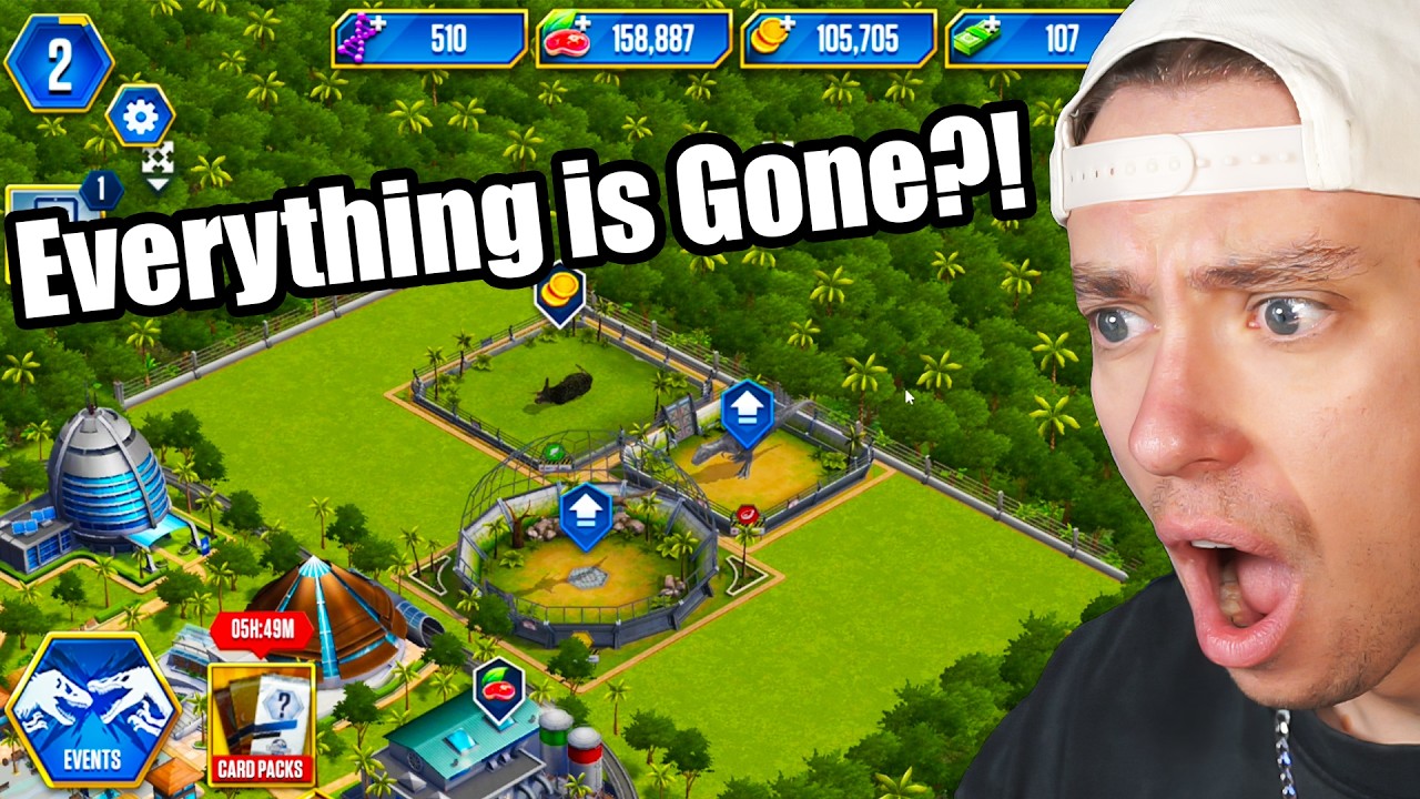 Я потерял ВСЁ в игре Jurassic World The Game...