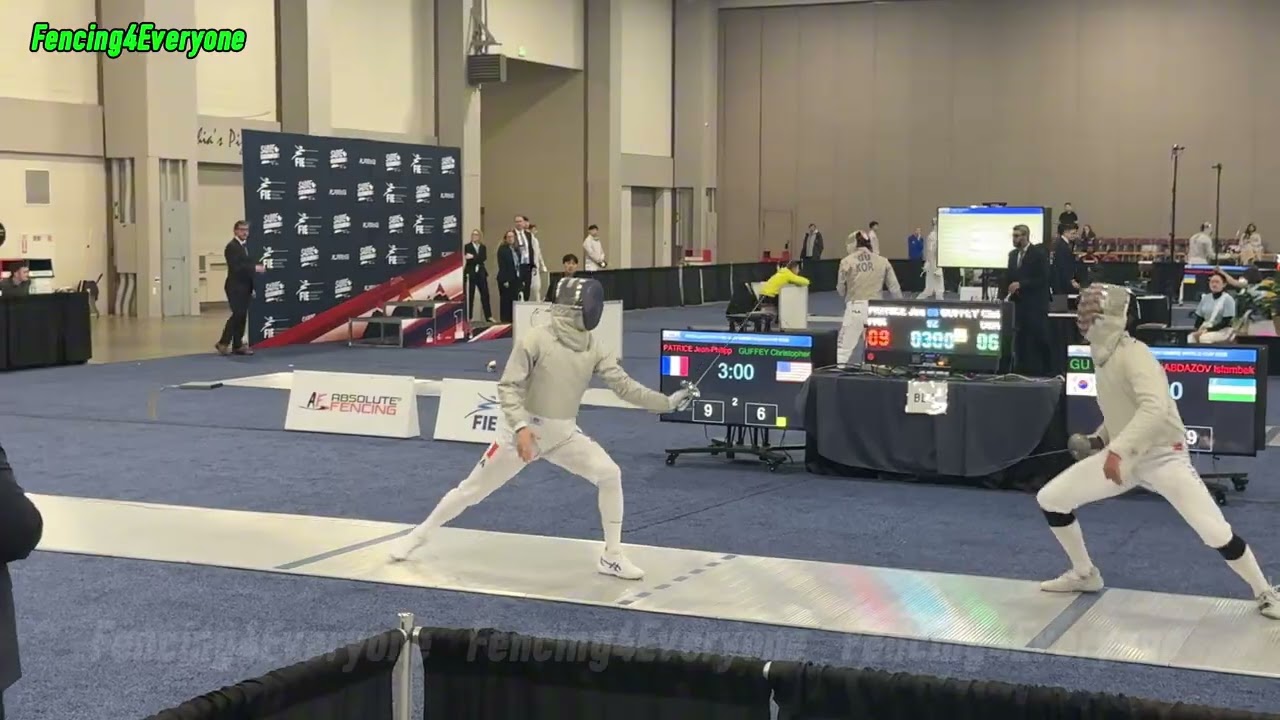 2T64 SMS 🔹1  PATRICE Jean-Philippe🇫🇷vs🔸64 GUFFEY Christopher🇺🇸-Absolute Fencing Sabre World Cup 2026