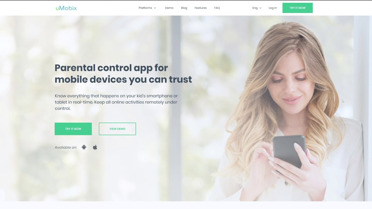 uMobix &mdash; cell phone tracking for modern parents