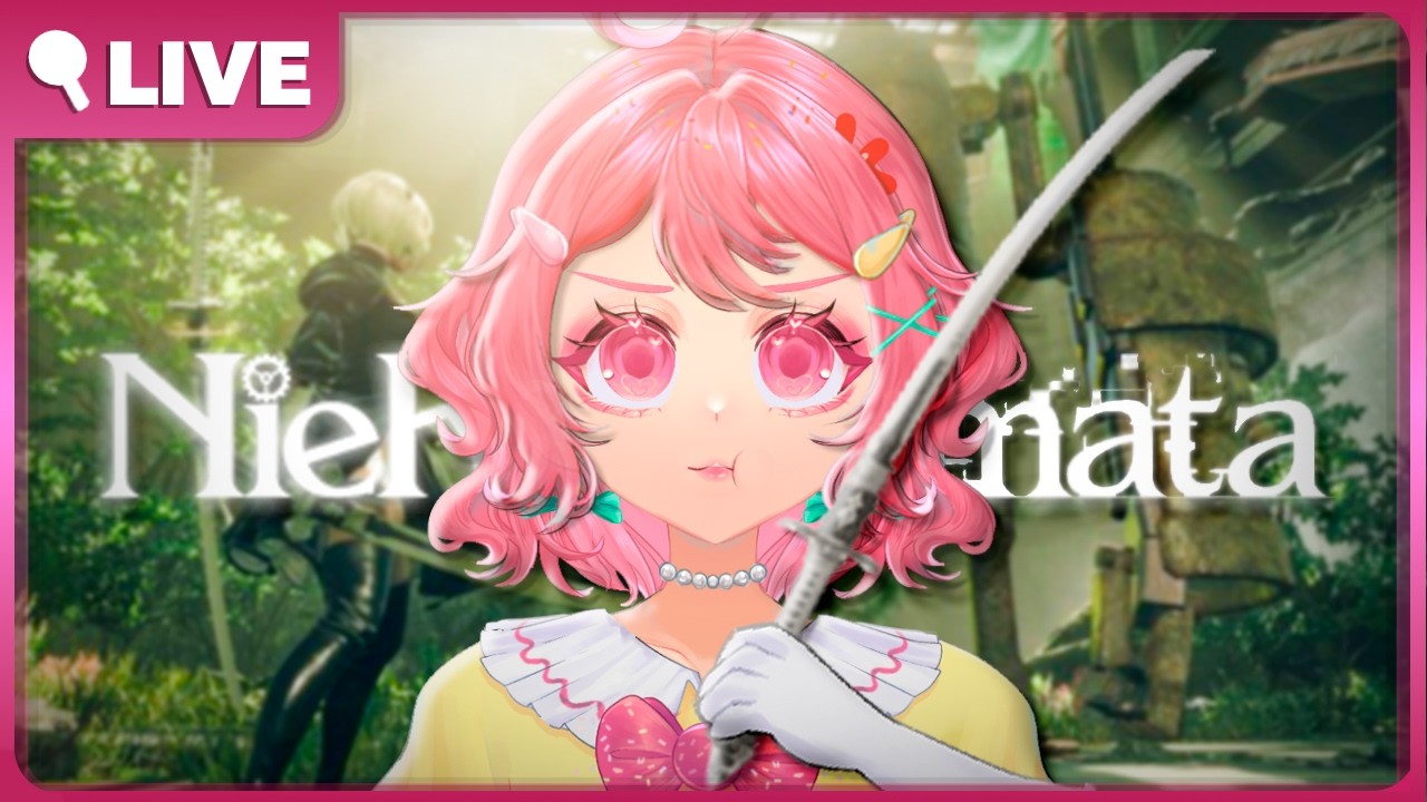 [VTUBER-BR] NIER AUTOMATA É MUITO DIFÍCIL!!!