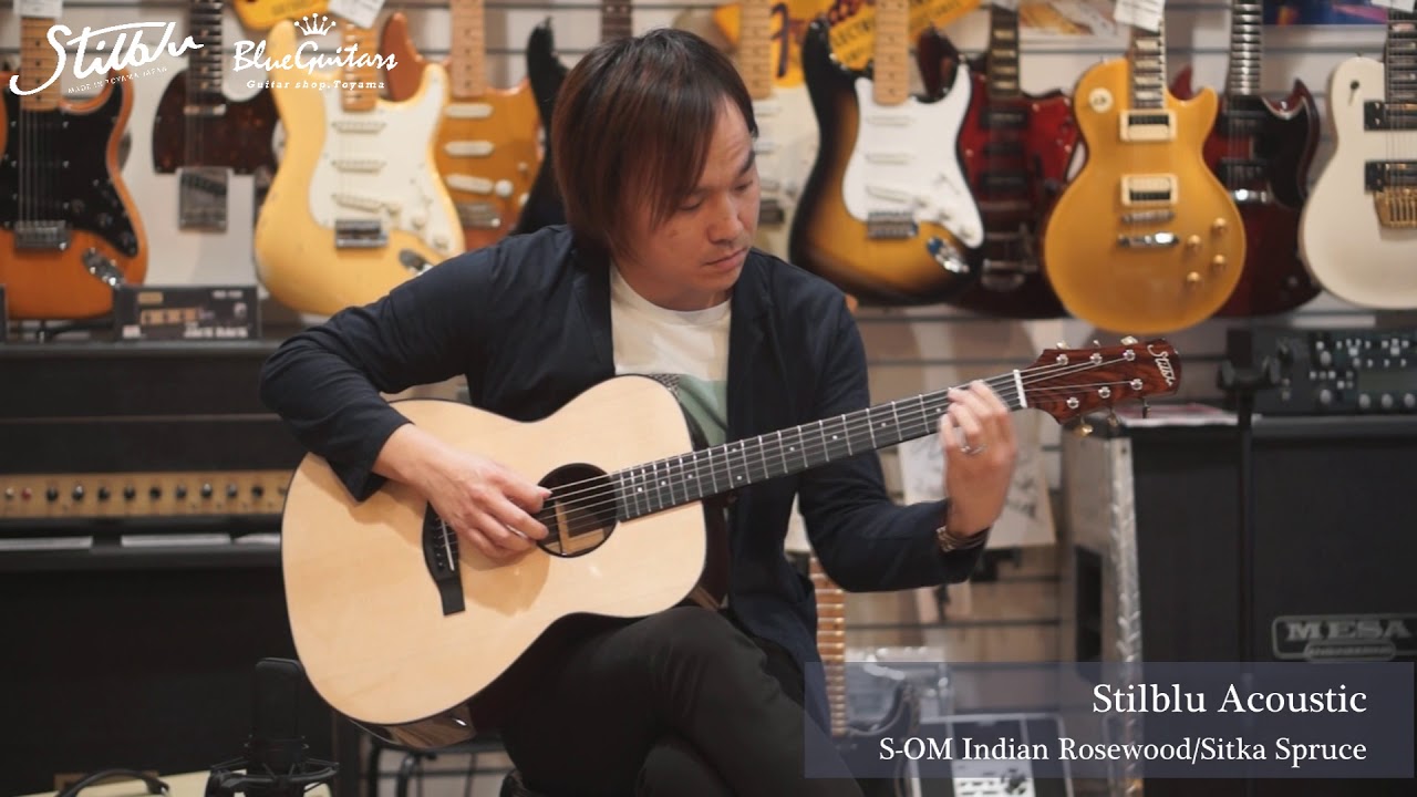 Blue Guitars -  Stilblu / Acoustic Model-OM African Mhogany & Indian Rosewood