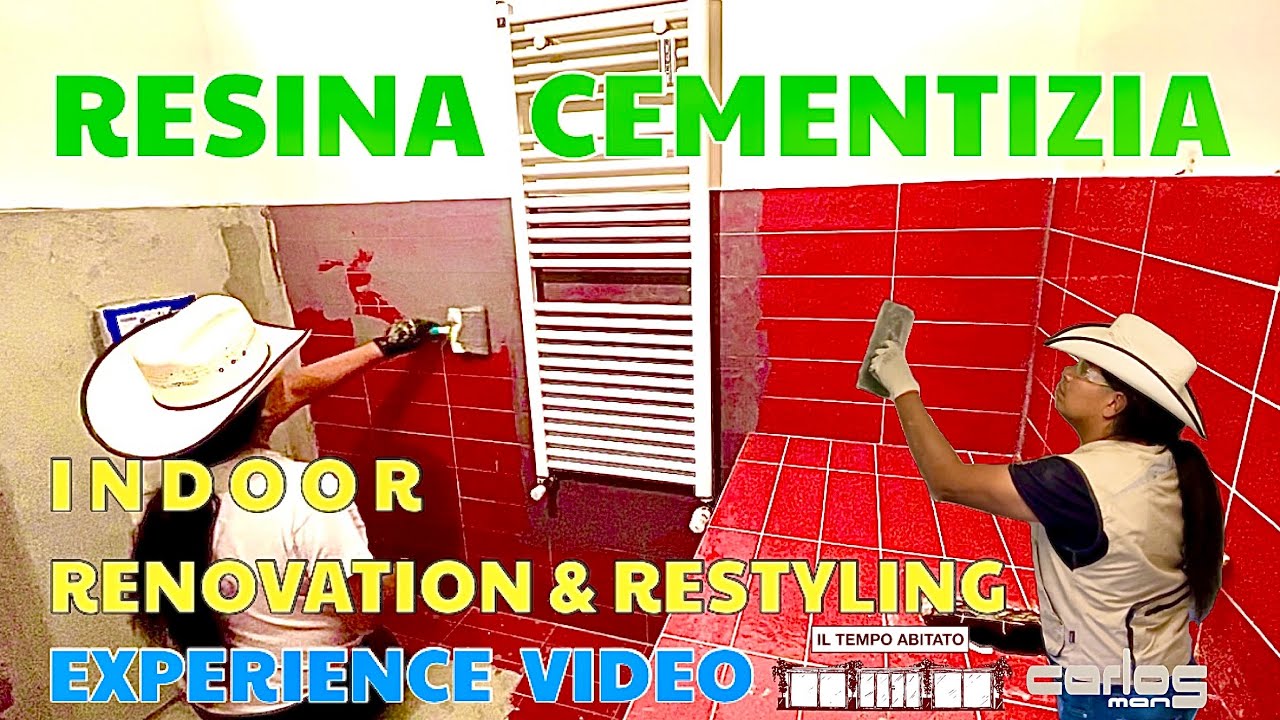 RESINA CEMENTIZIA - Come rinnovare il tuo bagno: Tecniche e Fasi - Documentary Video
