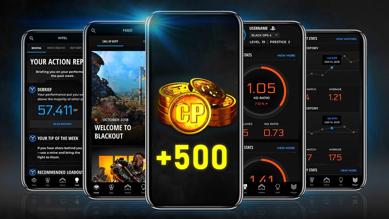 500 FREE COD Points (NEW BO4 Companion App)