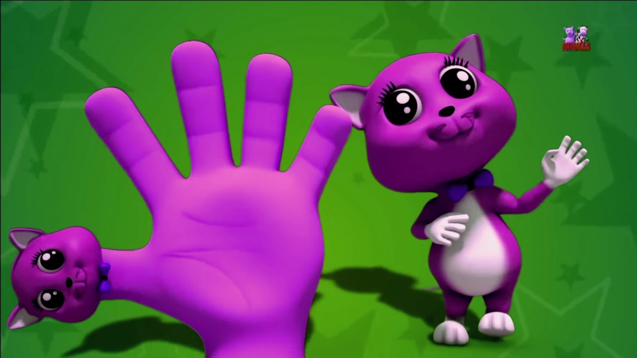 Daddy Cat Finger Where Are You | Sponsored By Gamavision Csupo Effect | Nursery Rhymes 