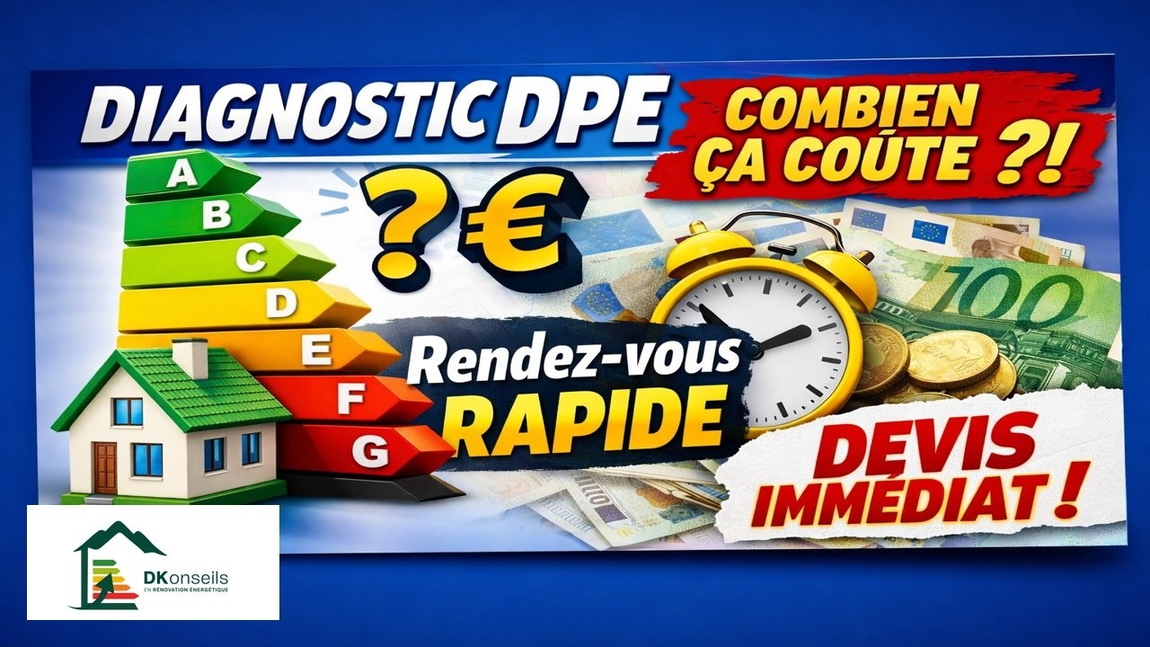 Diagnostic DPE  tarif et prise de rendez-vous facile