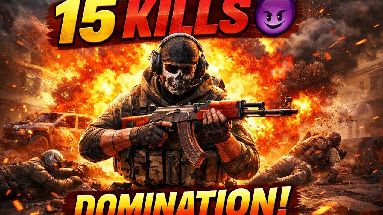 15 Kill Domination in COD Mobile 🔥 Unstoppable Gameplay#CODMobile #15Kills #Gaming #CallOfDuty