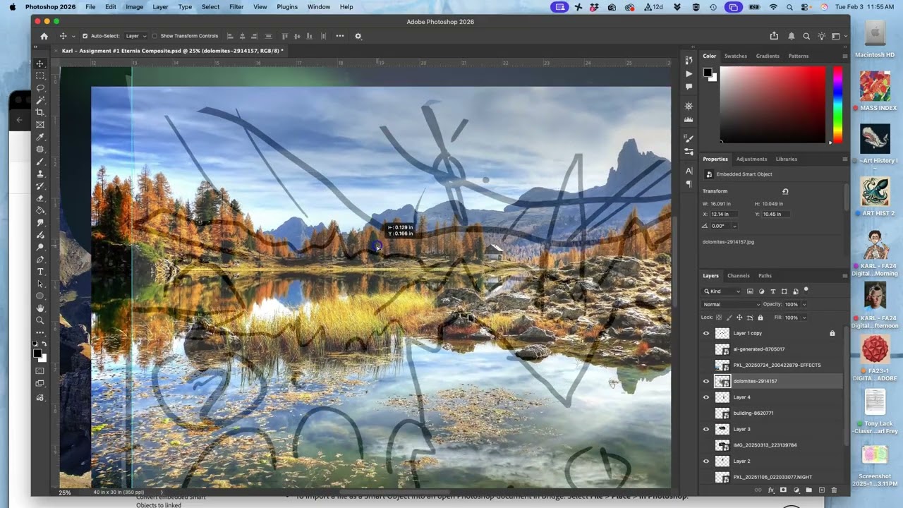 4  Rough Cutting and Placing Your Source Images