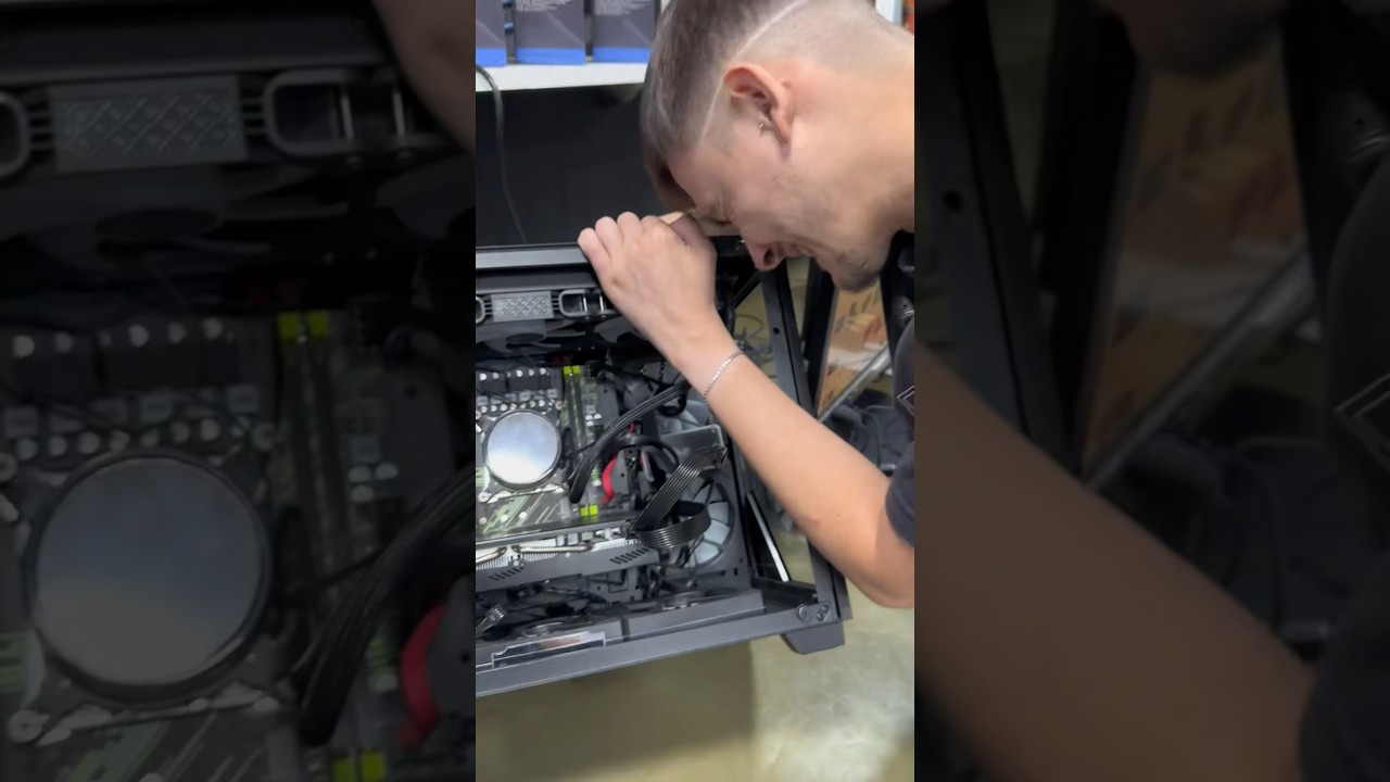 OLHA COMO ELE MONTOU ESSE KIT XEON #pc #pcgamercompleto #computergaming #pcgamercustobeneficio