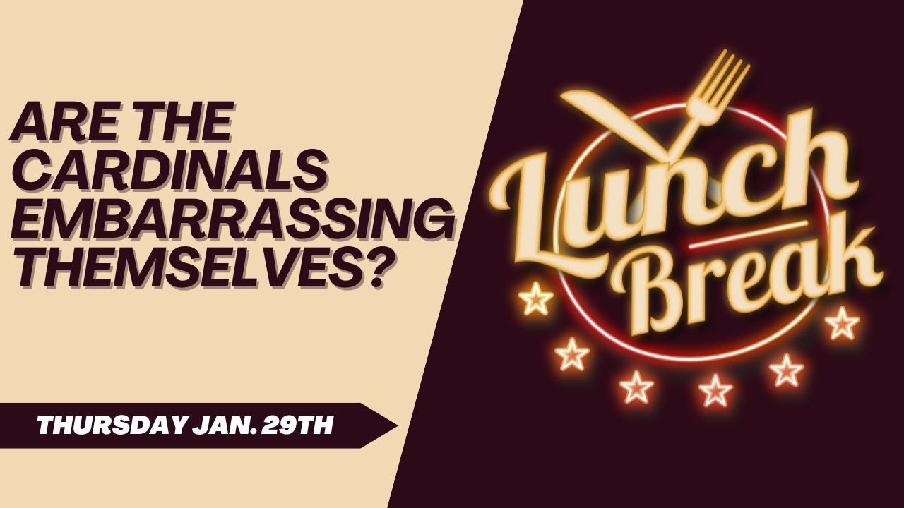 Are The Arizona Cardinals EMBARRASSING Themselves? | Lunch Break 1.29