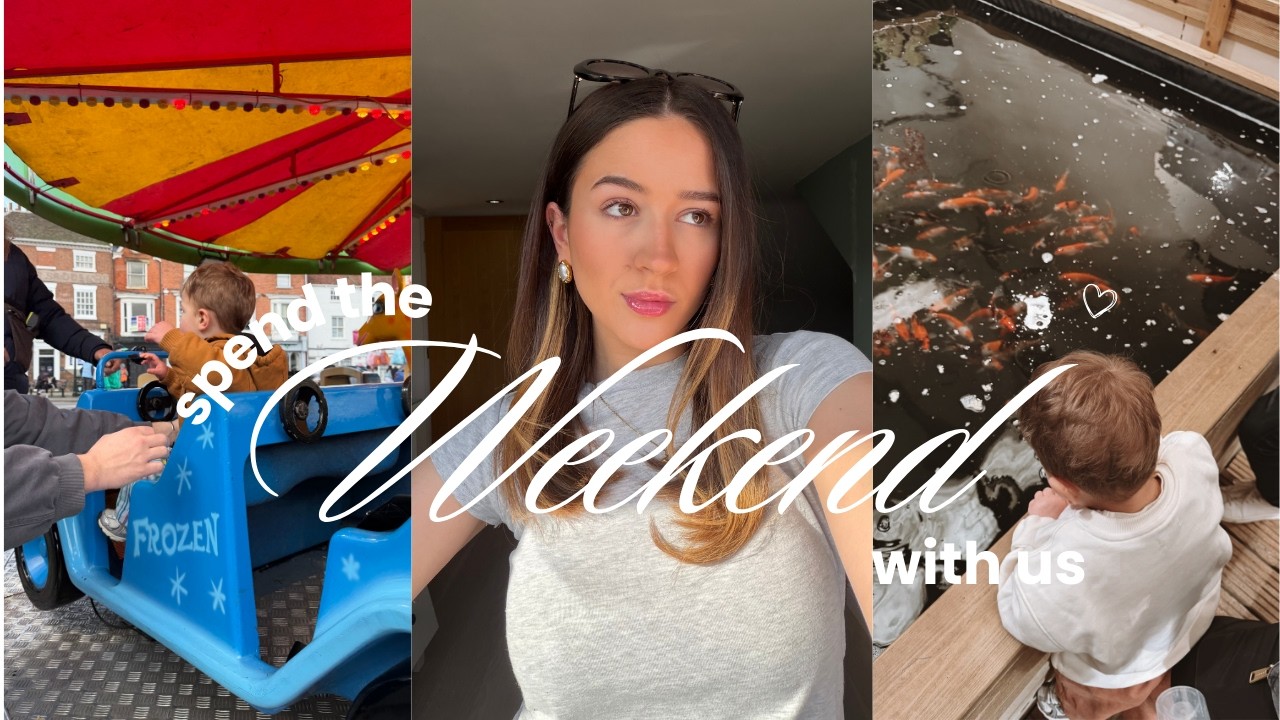 hey I'm back ! spend the weekend with us 🌷🤍🌼