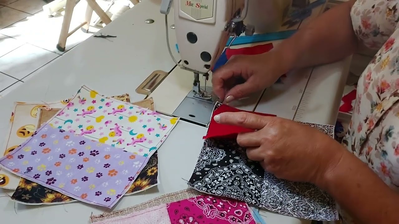 SÓ USEI FAIXAS E OLHA QUE LINDO TAPETE QUE FICOU