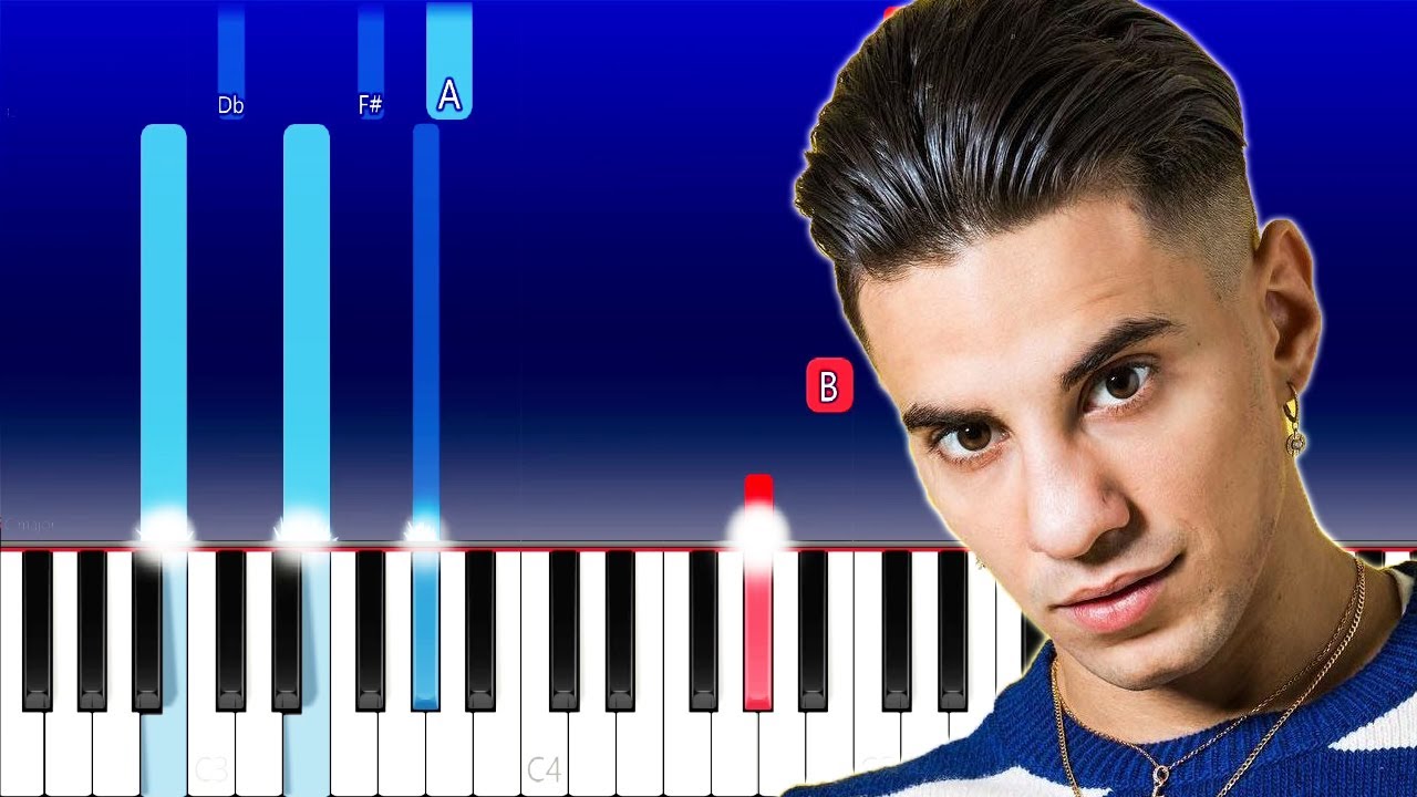 Tedua - Hoe (Piano Tutorial)