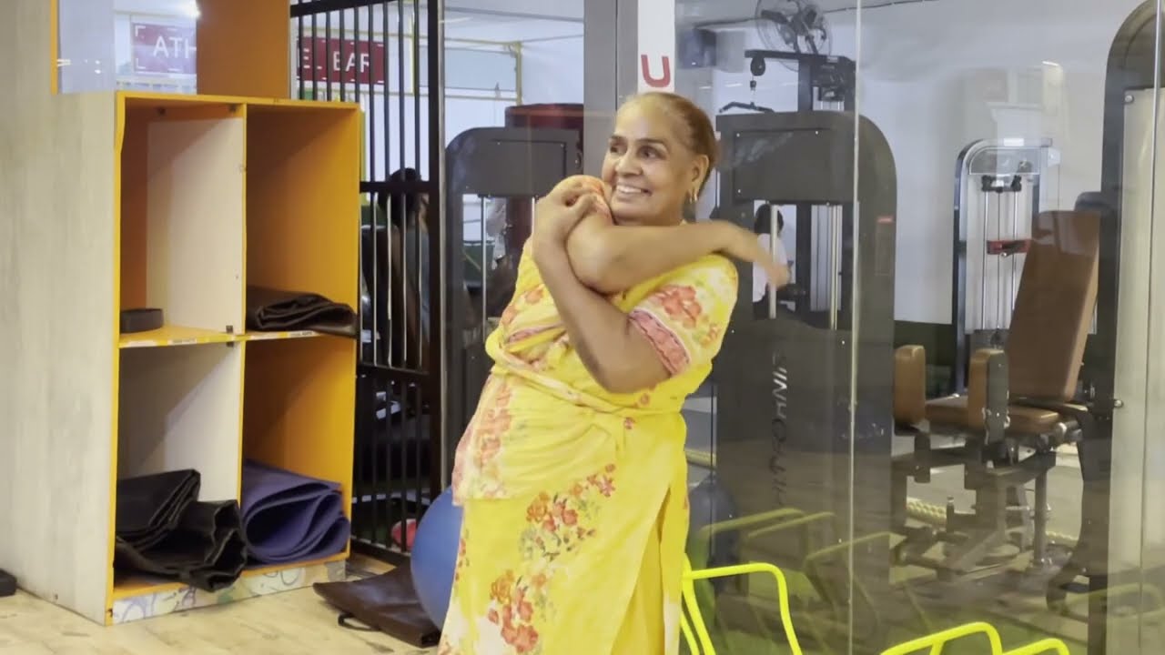 68-year-old woman in Delhi goes to gym to fight off arthritis