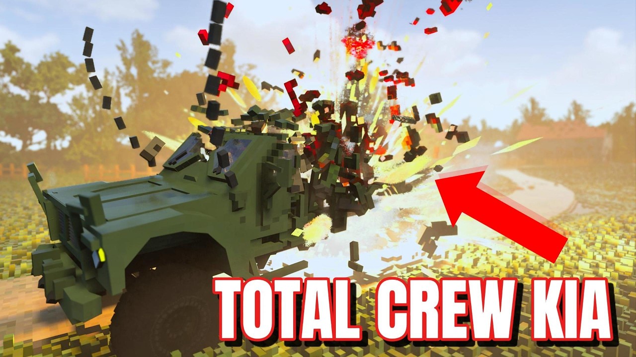 💥 REALISTIC ANTI-TANK Mine Test: Can The Crew Survive? | Teardown