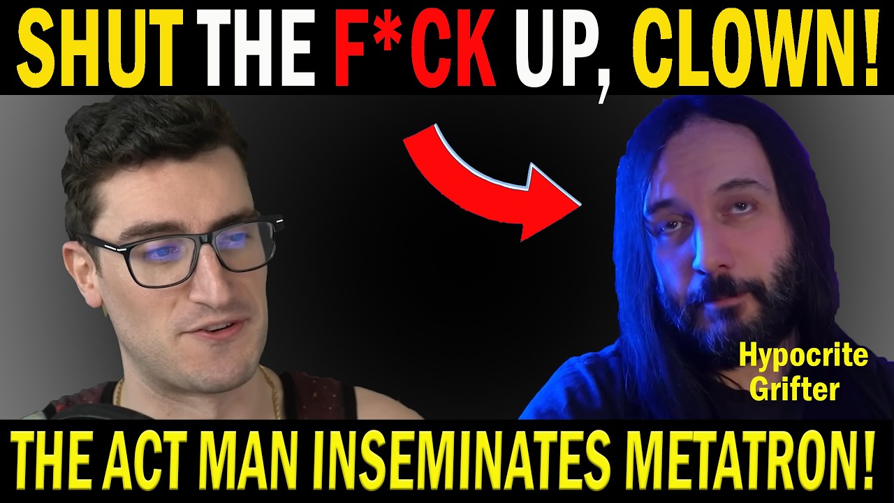 The Act Man exposes Metatron as the grifter he really is | @TheActMan @metatronyt #epsteinfiles