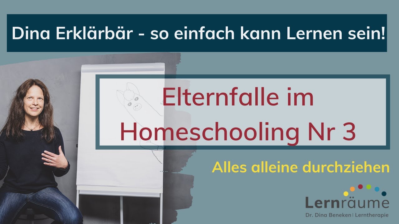 Eltern in der Lehrerrolle: Falle Nr 3 - Du willst alles alleine machen