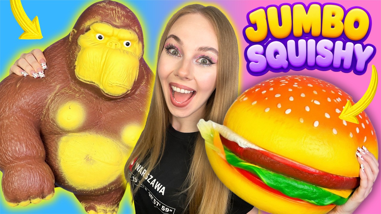Oceniam JUMBO squishy 🍔 | Squishy XXL | Pattje