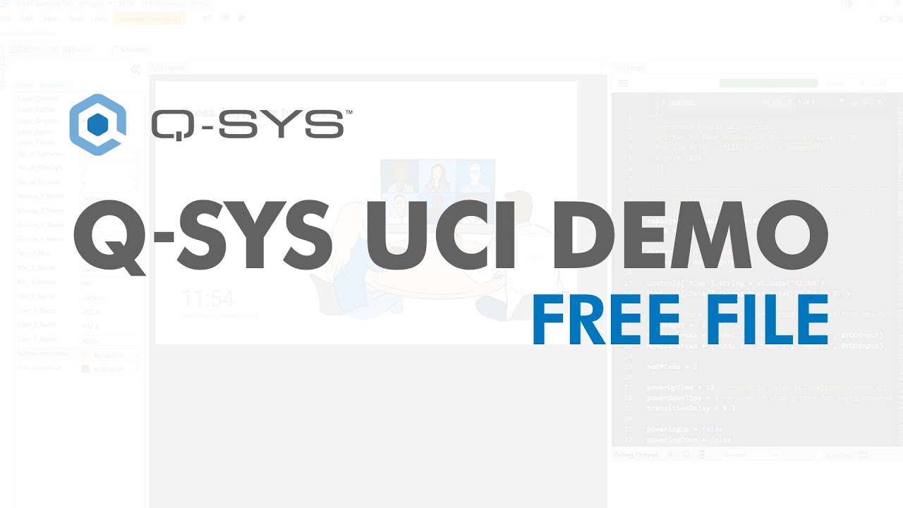 Q-SYS Australia UCI Demo - Free Downloadable File