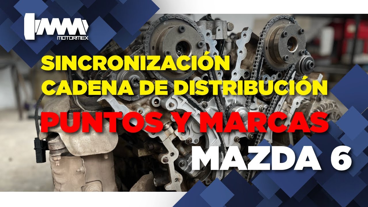 MARCAS DE SINCRONIZACIÓN MAZDA 6 3.7