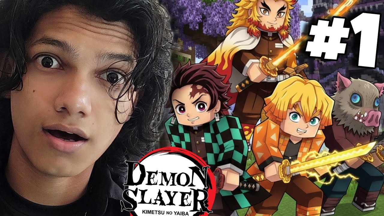 I Became a Demon Slayer in Minecraft for 100 DAYS.... EP 01 Malayalam | Can I Defeat Muzan ?