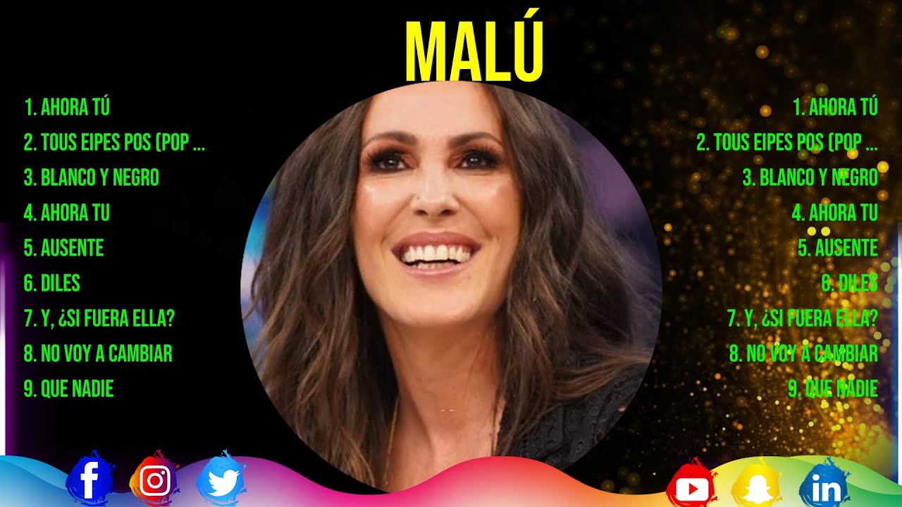 Las mejores canciones del álbum completo de Malú 2024