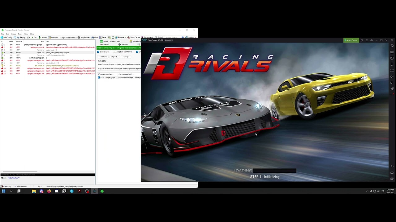 Network Data Logging Old Android Games - One Step Closer to Racing Rivals Private Server!