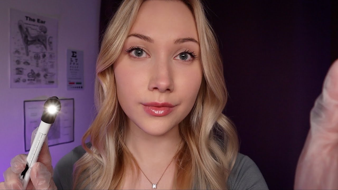 ASMR Ear Exam & Cleaning | Binaural Ear to Ear Attention