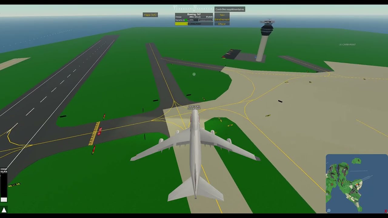 Je pilote un Boeing 747
