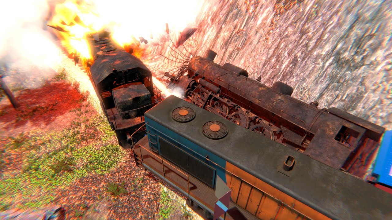 Derails and Blasts | Crash Compilation - Derail Valley 🔥 Part-10
