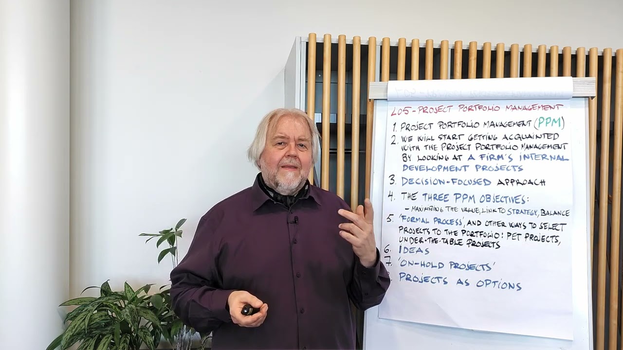 L05 – Project portfolio management