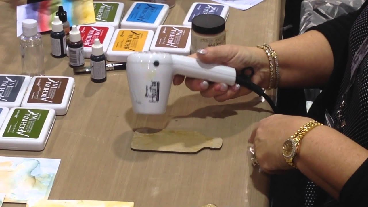 CHA 2014 - Ranger Ink - Wendy Vecchi Archival Ink Technique Demo