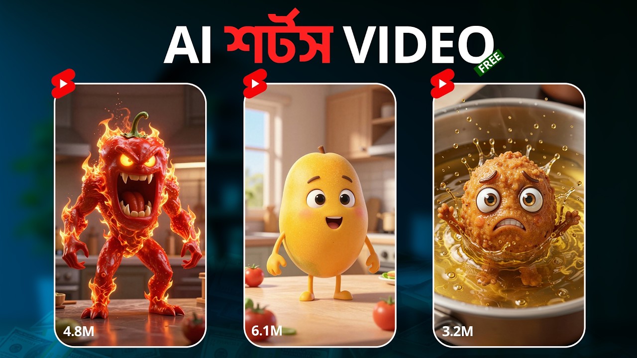 How to make  AI short video । কিভাবে AI ভিডিও বানাব