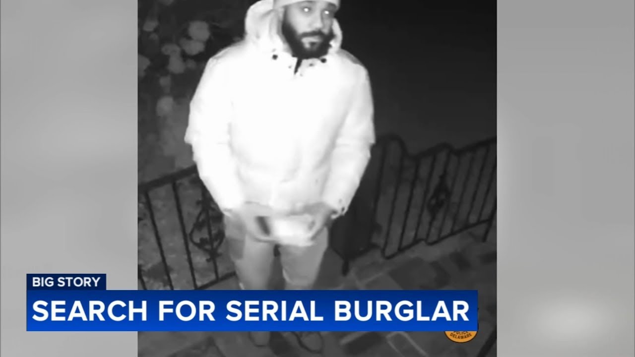 Police in Delaware searching for serial burglar