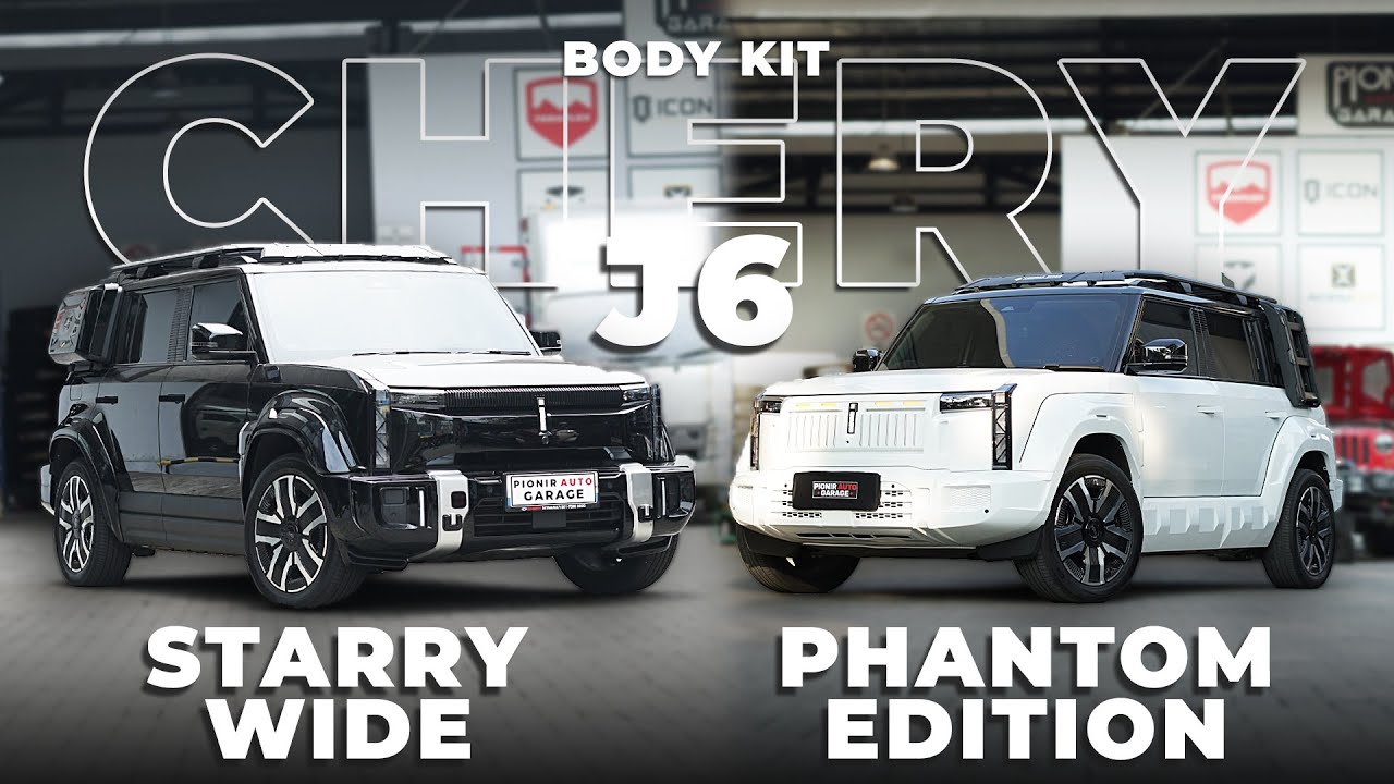 Modifikasi Chery J6 Phantom Body Kit Putih | Plus Body Kit Starry Wide | Variasi Chery J6