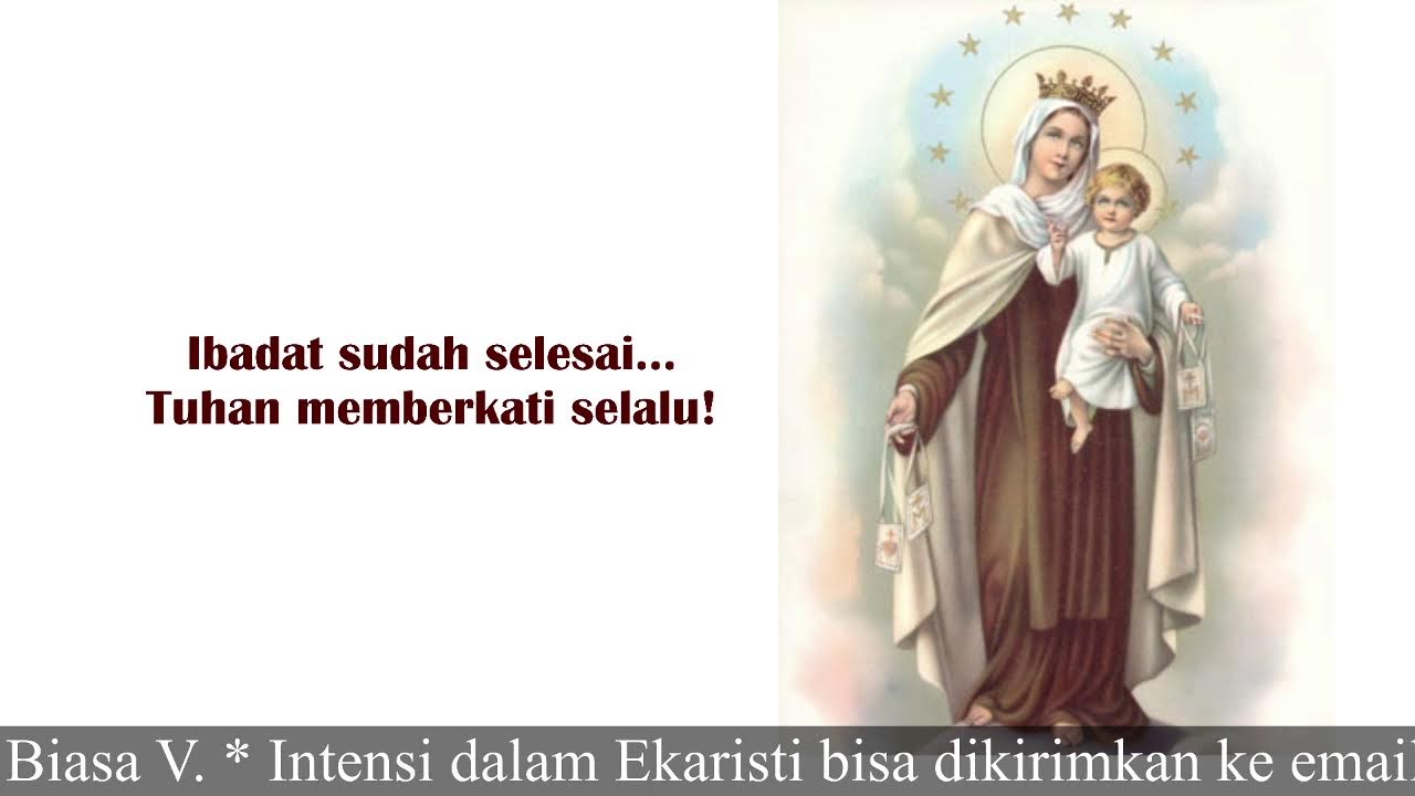 MISA DAN IBADAT PAGI, HARI JUMAT PEKAN BIASA V, 13 FEBRUARI 2026, 06.00 WIB