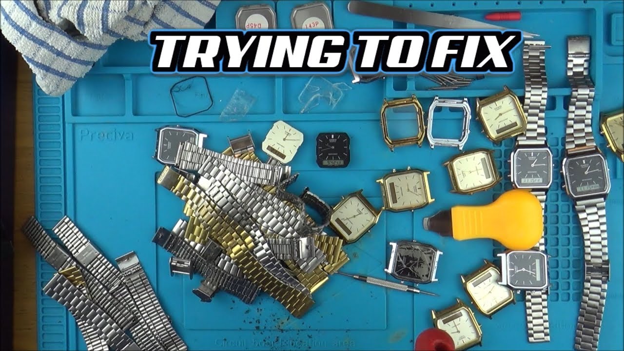 Trying to FIX: £30 Joblot of 15 Broken CASIO WATCHES