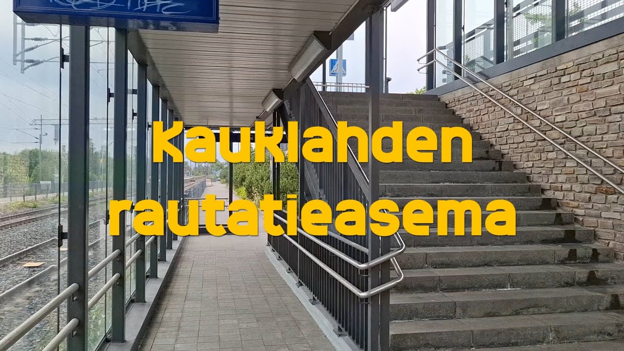 Hissivideo: Kauklahden rautatieasema, Espoo - 2010 KONE MonoSpace (tunkkainen ilma)
