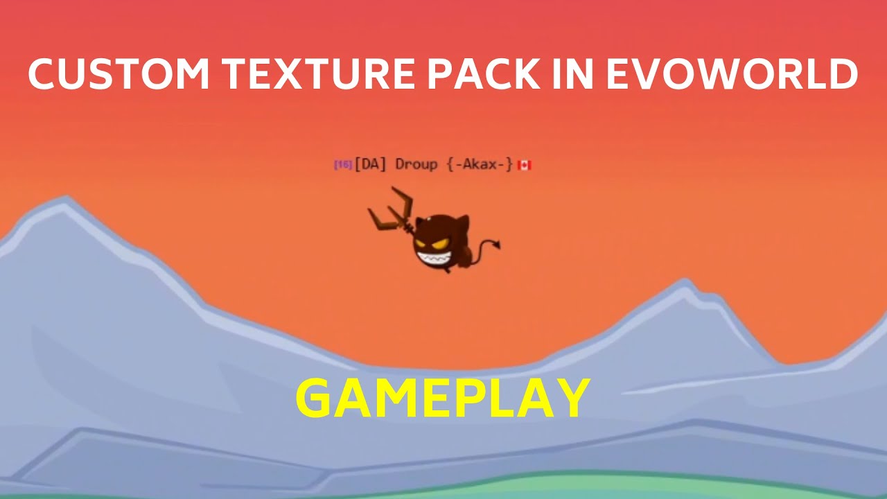 Playing EvoWorld With A Custom Texture Pack