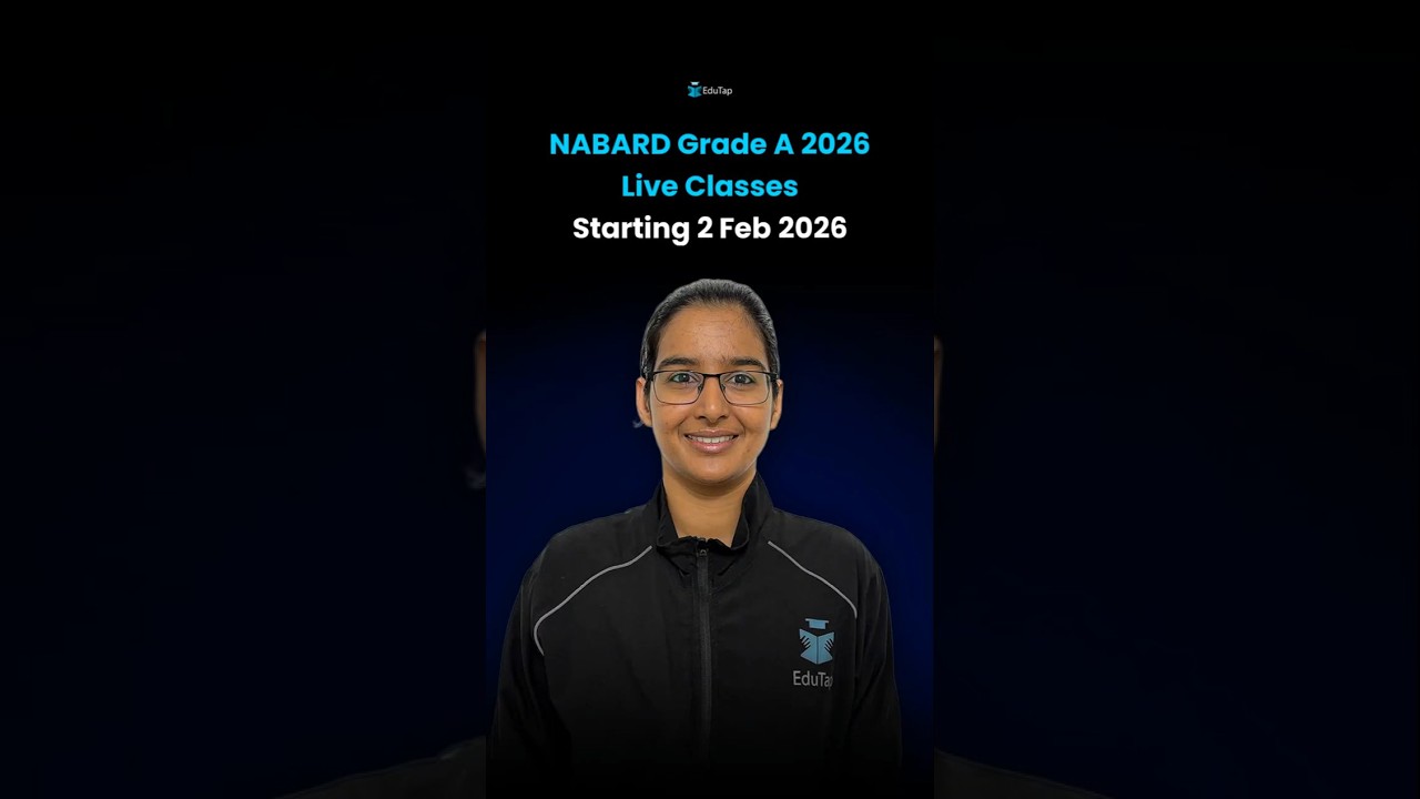 EduTap Live Classes for NABARD Grade A 2026 | Starting from 2 Feb
