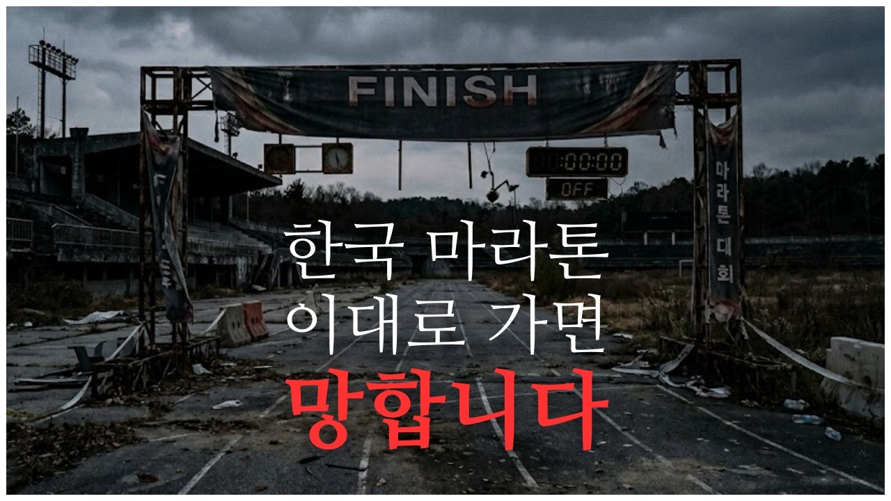 이렇게 가다간 한국 마라톤 망합니다 - 러닝잡썰