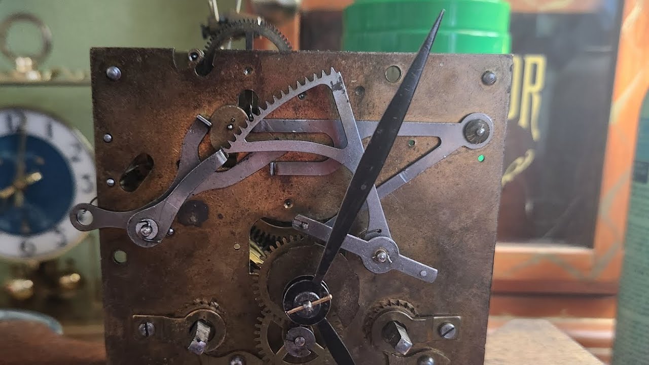 Testing my german Mauthe bim bam wall clock movement