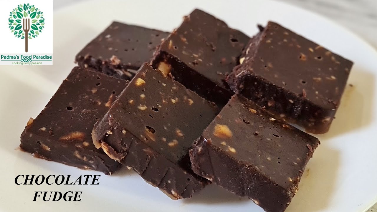 Chocolate fudge recipe with cocoa powder | chocolate fudge recipe without dark chocolate