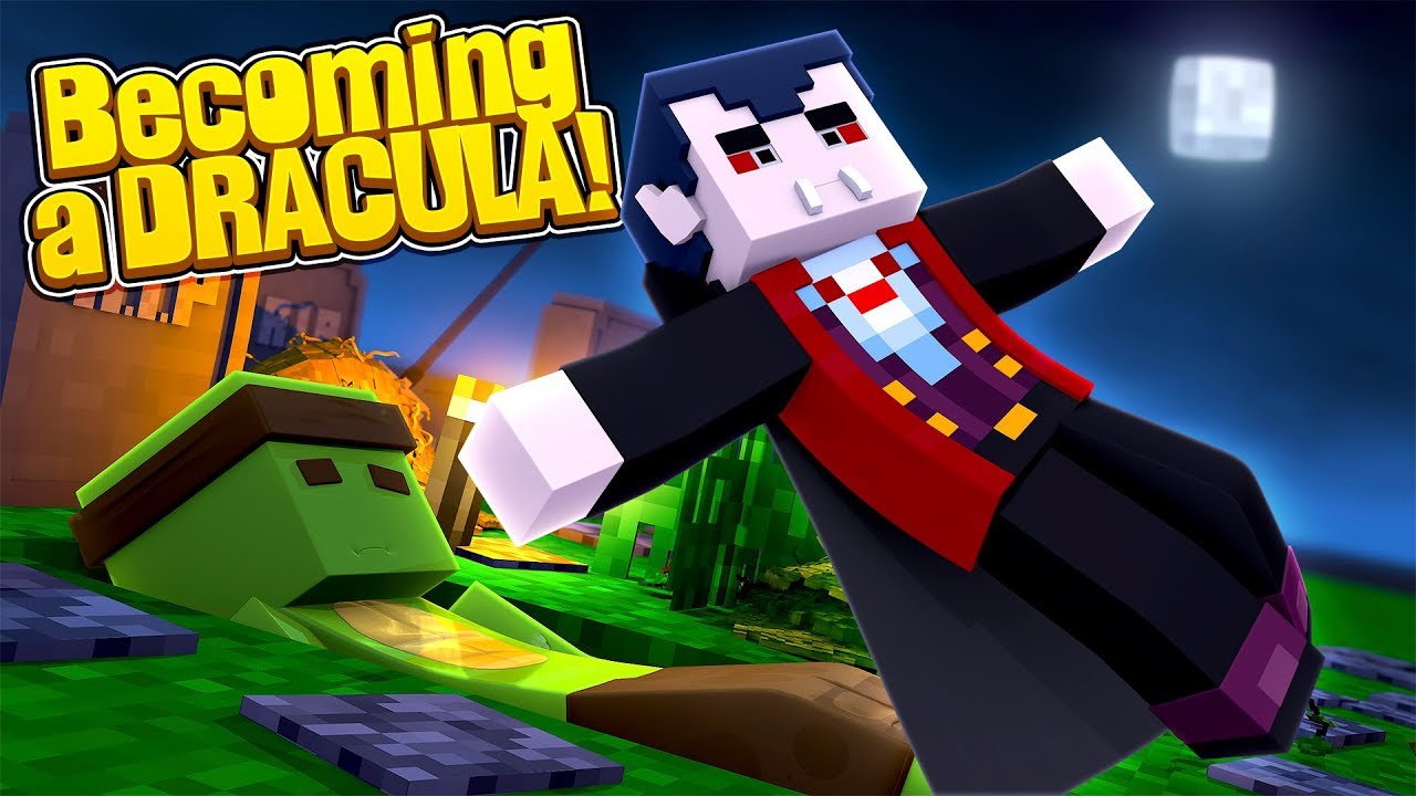 Minecraft - HOW TO BECOME DRACULA THE VAMPIRE!