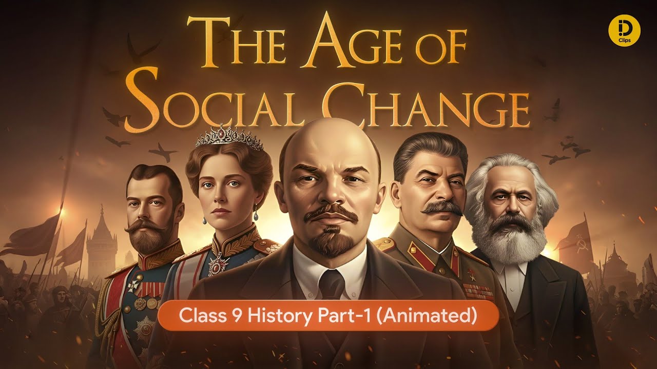 Class 9 History chapter 2 | The Age of Social Change (Animation) | Part 1 NCERT | CBSE
