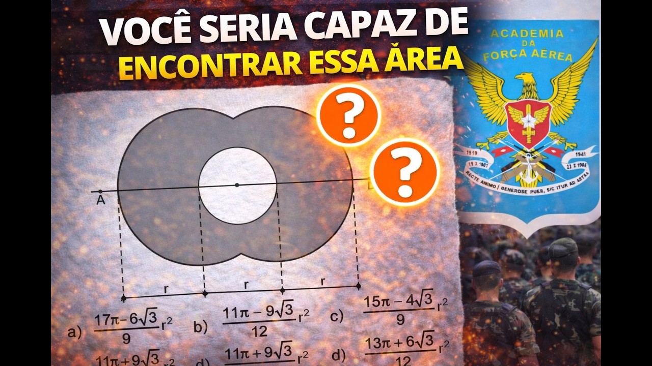 Você Seria Capaz de Encontrar Essa Área? Não é tão simples assim... (AFA 2014)