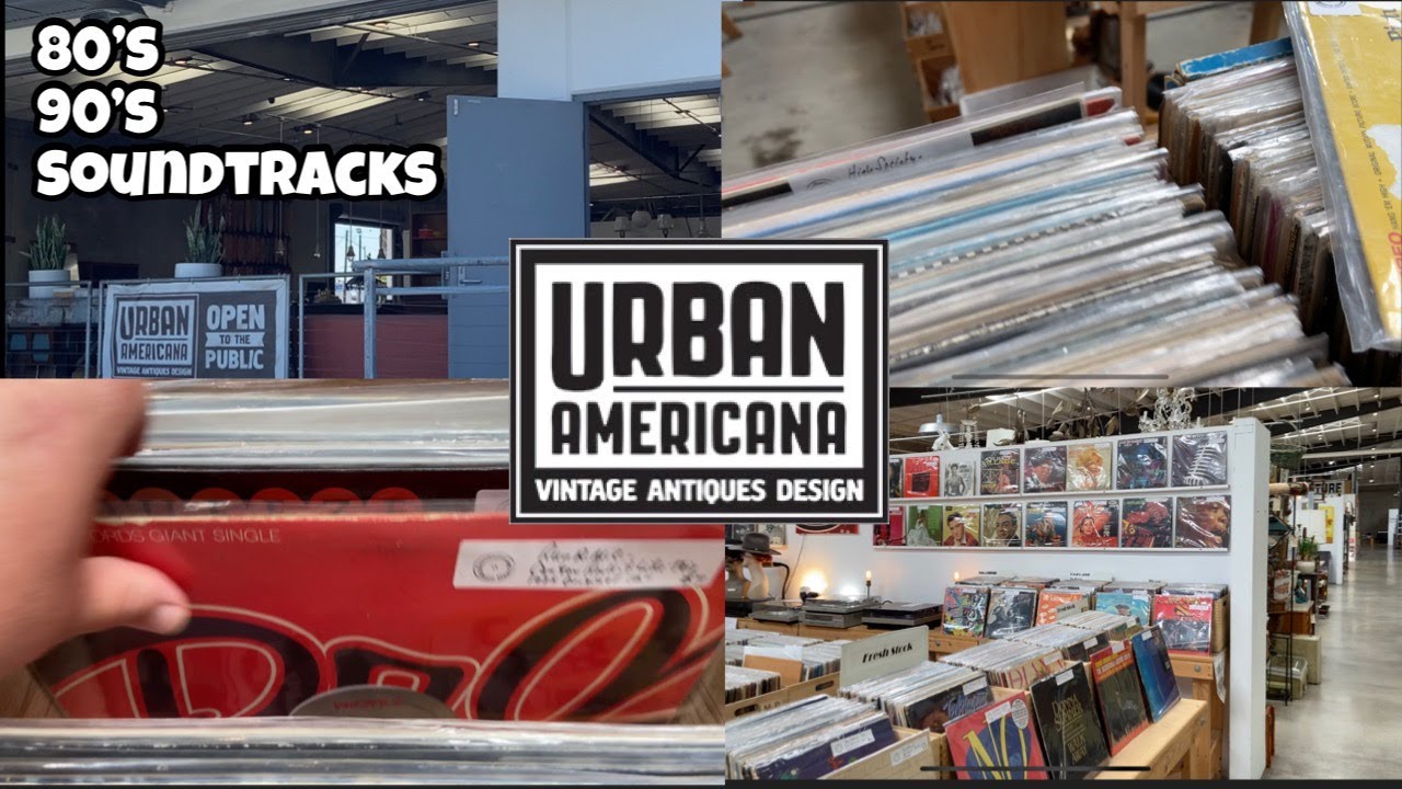 Digging For Vinyl In The Urban Americana Record Store (80's, 90's, & Soundtracks)